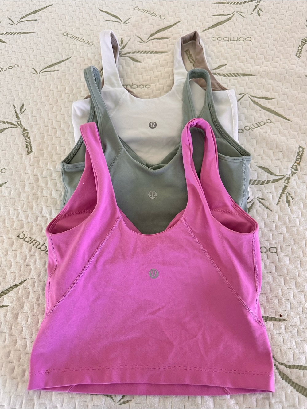 Lot of 3 lululemon sports bras all Size 2